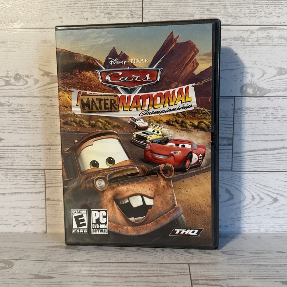 Disney Pixar Cars Mater-National Championship (PC DVD, 2007) Brand New‎ Sealed